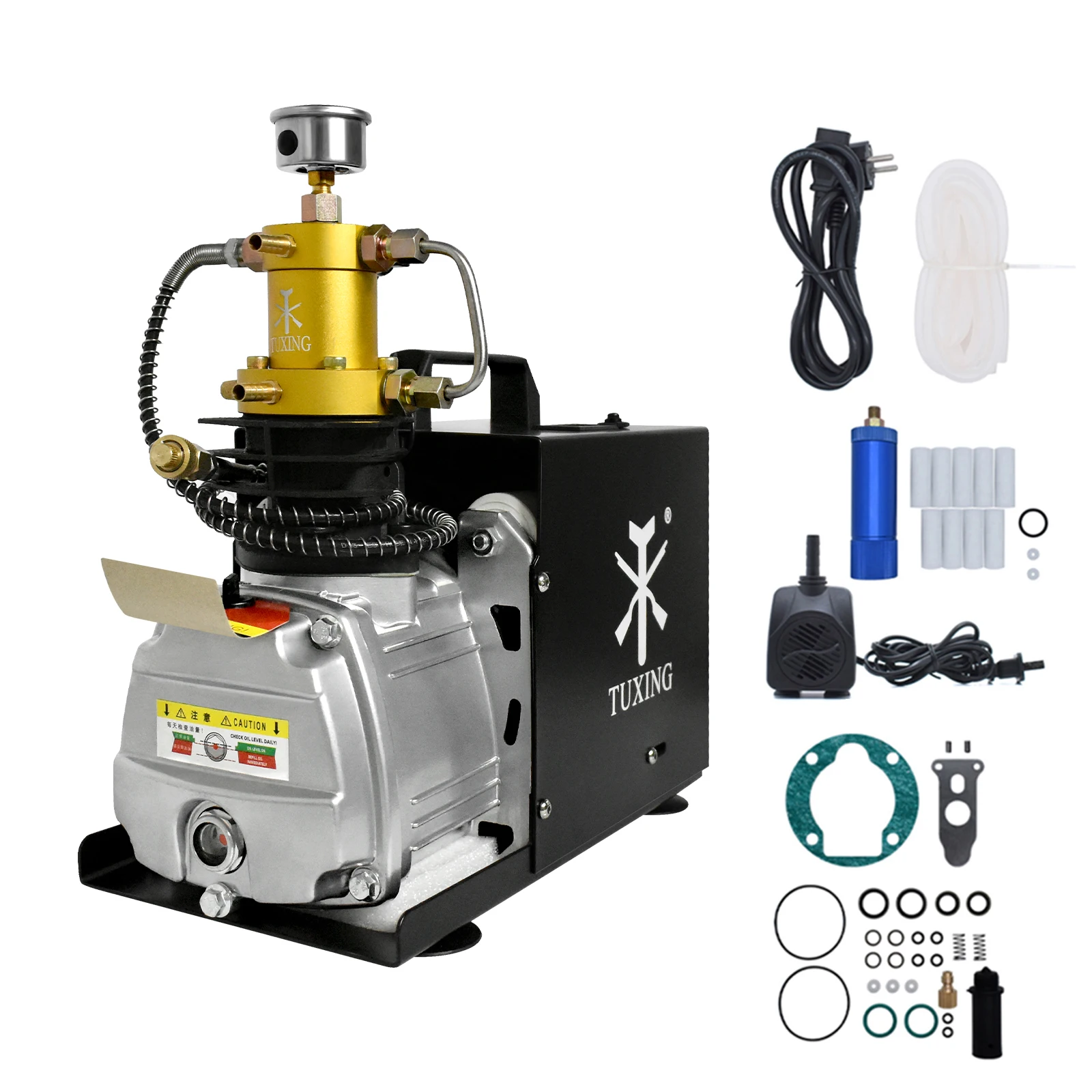 Compresseur PCP 12v 4500PSI 300bar 220v110v 30mpa avec