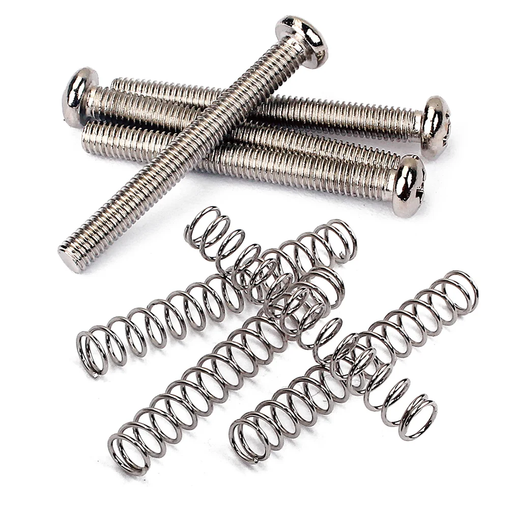 

Humbucker Pickup Screws Springs Kit Ring Surround Mounting Guitar Parts Accessories