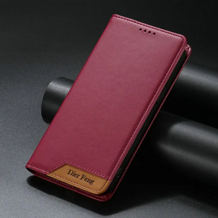 Enhanced Leather Magnetic Wallet Flip Case
