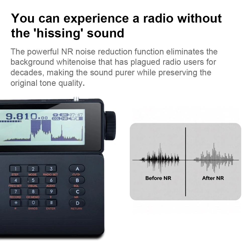 Nuovo Ricevitore Radio DSP Malahiteam MLite-880 Aggiornato, Radio SDR Malahit SSB/AM/FM RDS Portatile a Banda Completa, Radio Digitale a Onde Corte - immagine 3