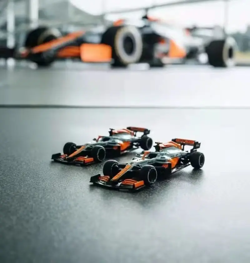 Mclaren 1/64 оригинальная формула F1 автомобиль 2021 MCL35M модель автомобиля с литьем под давлением