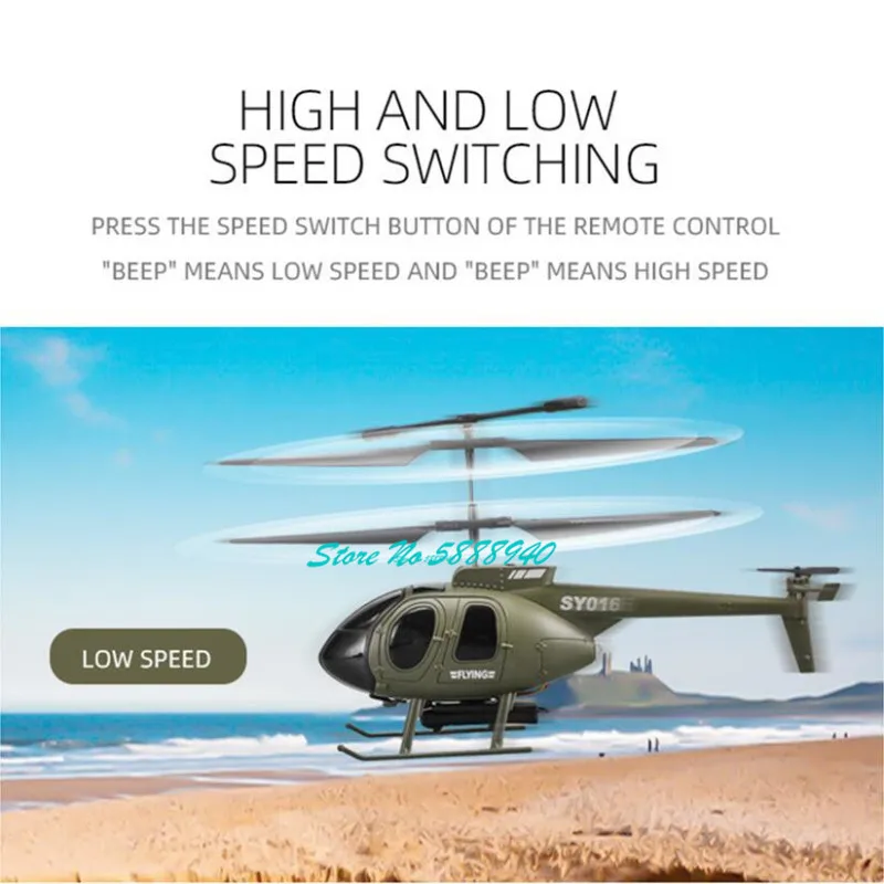 4K HD Camera Simulation Remote Control Helicopter Kids Toy 2.4G LED Lighting One Key Take Off APP Control WIFI FPV RC Helicopter 6