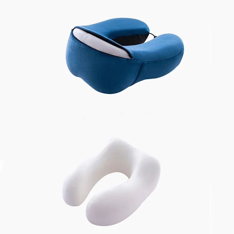 Soft U-shaped Memory Foam Neck Pillow Travel Pillow Massage Neck Pillow Sleeping Airplane Pillow Cervical Healthcare Bedding 5