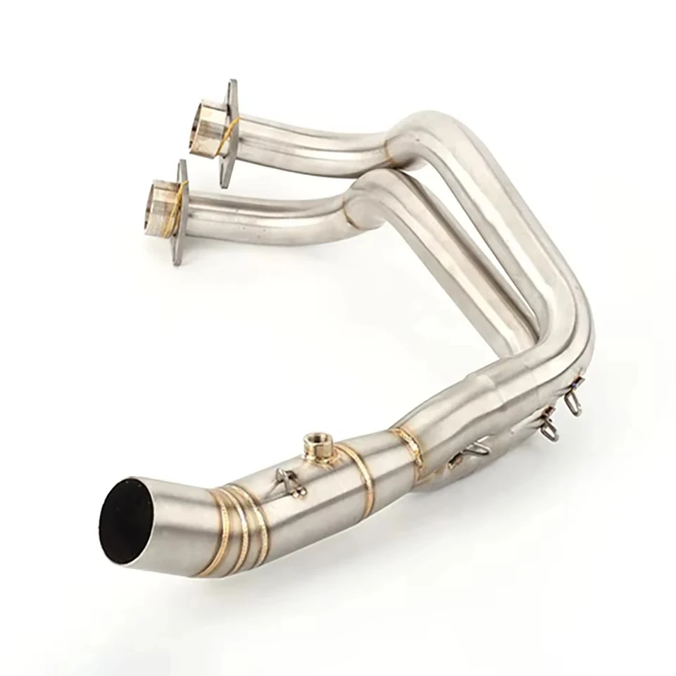 Motorcycle Exhaust Front Pipe For Yamaha MT-07 FZ-07 MT07 FZ07 XSR700 2014- Motorcycle Exhaust Front Pipe Muffler System Escape