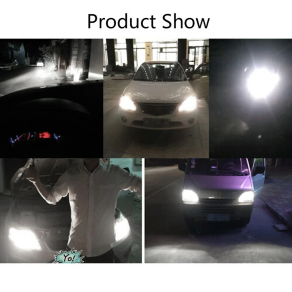 Substituição do bulbo do farol do halogênio, luz branca morna super, lâmpada do farol do carro, H7, 55W, 12V, 10 PCes
