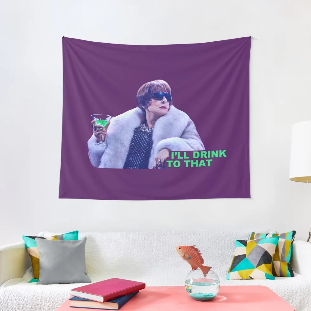 

Patti LuPone I'll Drink to That Company Tapestry Aesthetic Room Decorations Room Decor Bedroom Decorations Tapestry