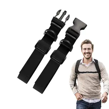 Hiking Backpack Chest Strap Adjustable Backpack Straps For Carry On Backpack Accessory For Camping Mountaineering Hiking For 1