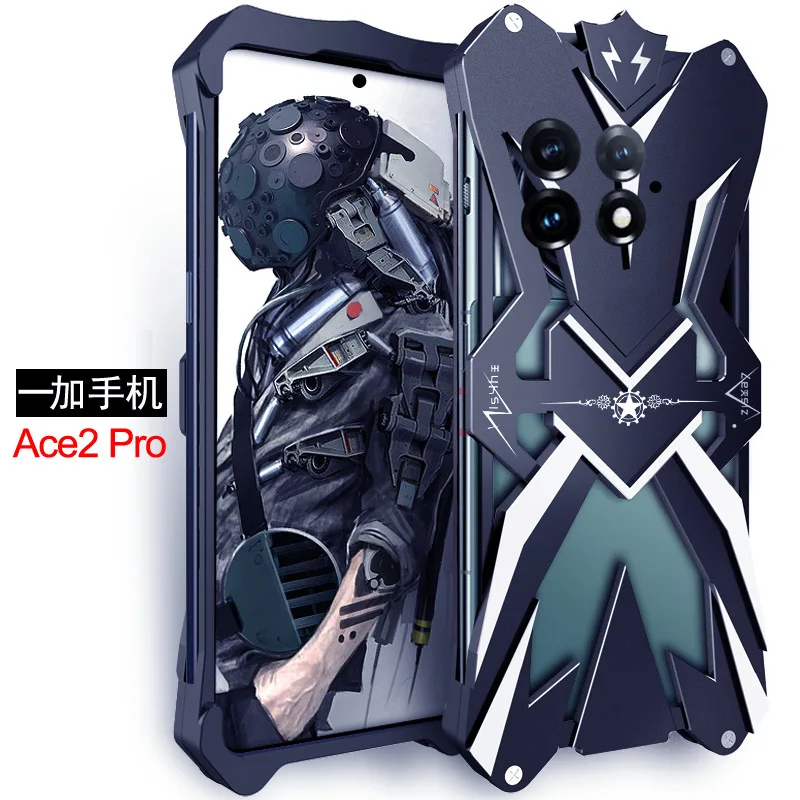 

For Oneplus Ace 2 Pro Zimon Luxury Thor Heavy Duty Armor Metal Aluminum Mobile Phone Case For Oneplus Ace2 Pro Cover Cases