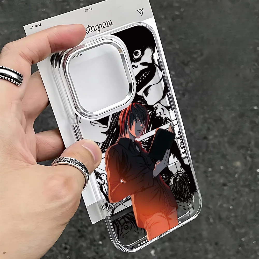 Anime Death Note Clear Phone Case Cover
