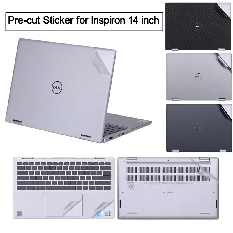 Pre-Cut Vinyl Sticker Skin Laptop Protective Cover Film for Dell Inspiron 14 inch 7430 7420 7415 2in1 5430 5418 5410 5435 3405