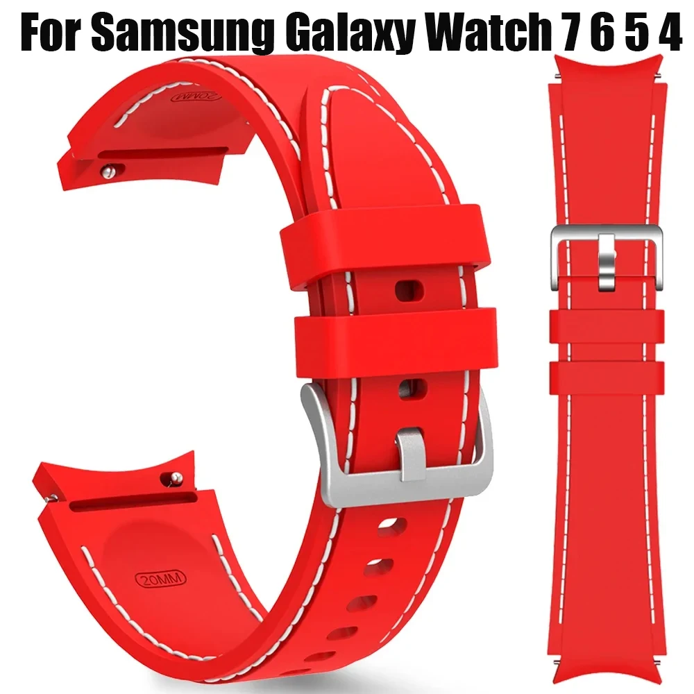 Premium No Gap Silicone Watch Strap - Comfortable Fit for All Models