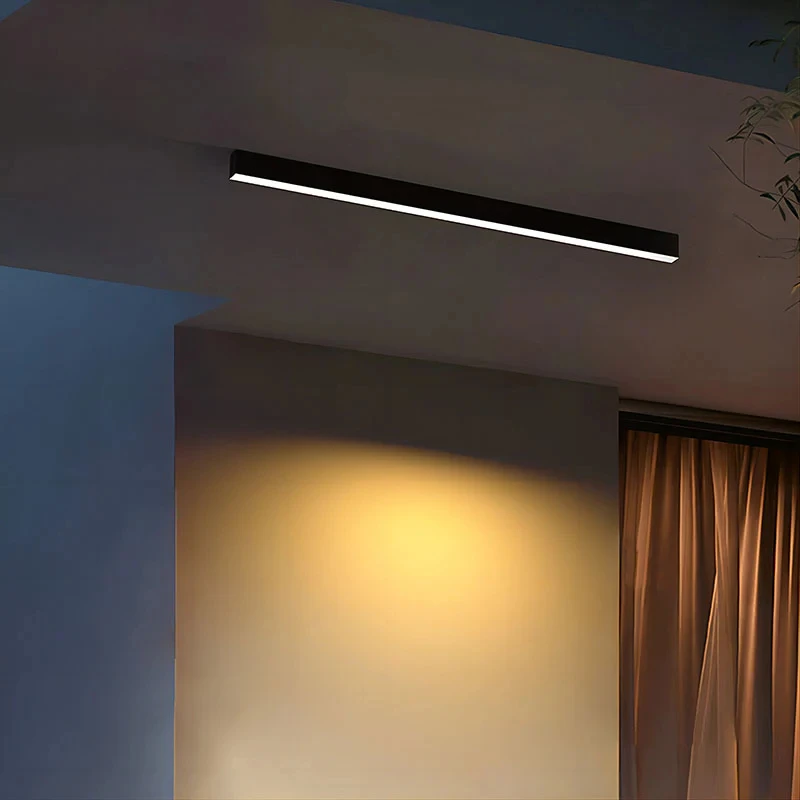 60cm 알루미늄 LED 라인 조명 표면 장착형 LED 천장 조명 고연색성 스포트라이트 실내 조명 직사각형 LED 라인 라이트 ...