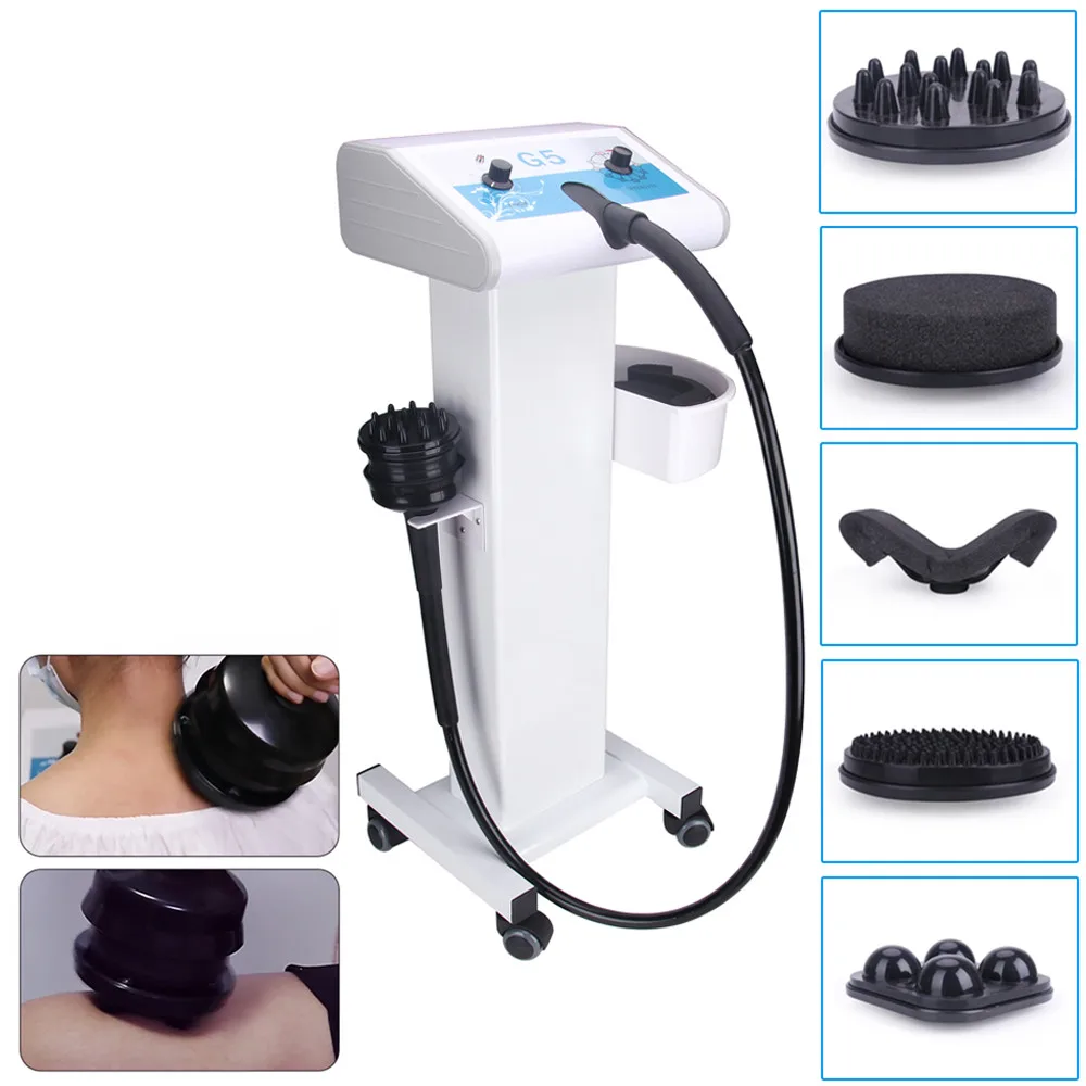 

G5 Vibration Body Shaping Massager With Stand High Frequency Cellulite Removal 5 Heads Vibrating Body Slimming Machine