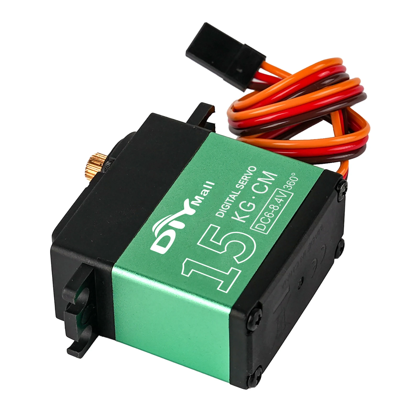 Servomoteur numérique TD-8815MG 15KG à engrenages métalliques avec bras de commande et vis de fixation
