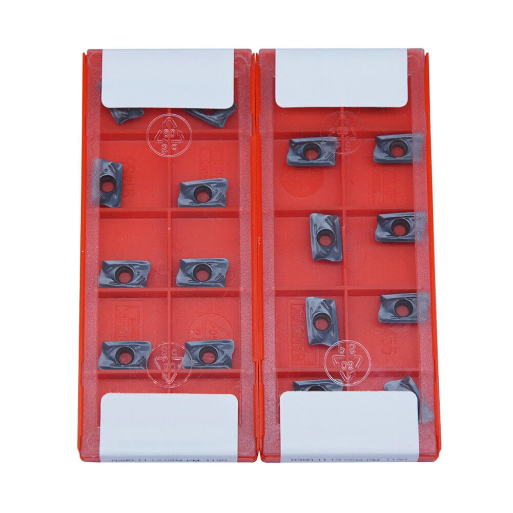 

10Pcs 1130 R390-11T308M-PM CNC Carbide Inserts Blades Milling Inserts For Workshop Metalworking Turning Tools Accessories