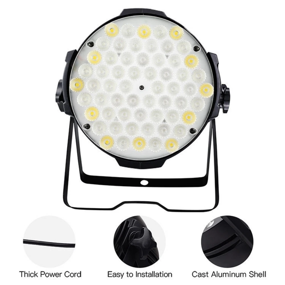 스탠드가 있는 빅 디퍼 LED 파, DMX512, 서라운드 컨트롤 디스코 라이트, 무대 조명, 웨딩 파티, 멀티 퍼푸소 홀, LP001, 60*3W