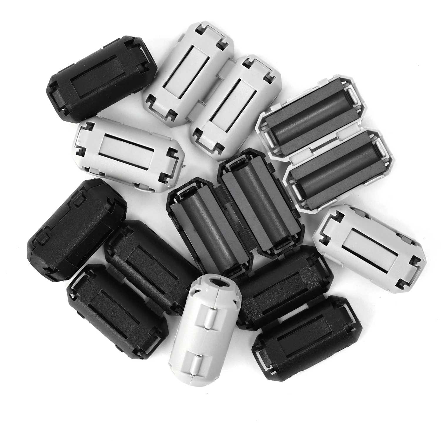 TDK 5mm Diameter Ferrite Core Noise Suppressor 1/20pcs Powerline Power Cord Filter Ring Cable Clamp RFI EMI Cables Clips cable clip,cable clamp,cable noise suppressor