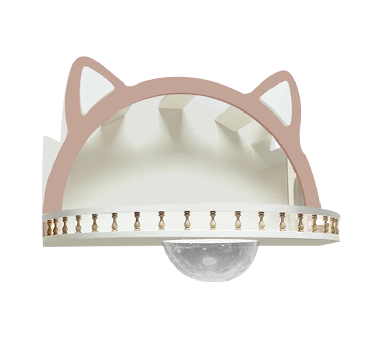 

Cat Jumping Platform Wall Mounted Corner Cat Bed Comfortable Cushion Wooden Cat Shelf