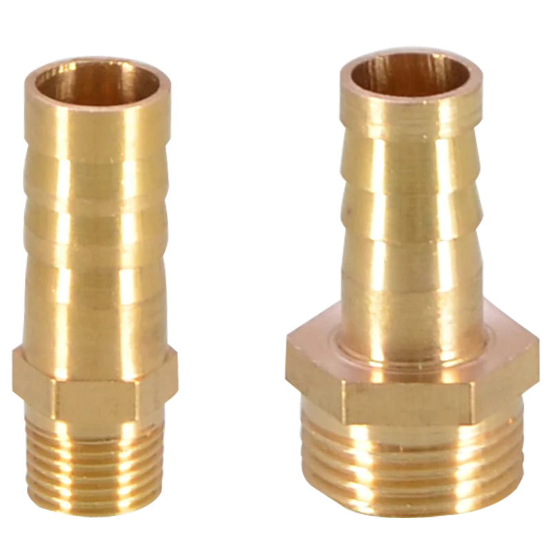 Brass Pipe Fitting 6/8/10/12/14/16mm Hose Barb Tail 1/8