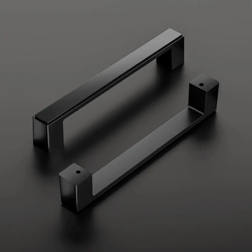

Wardrobe Door Handle Rustproof Cabinet Handles Simple Style Furniture Door Hardware with Polished Surface Corrosion Resistance