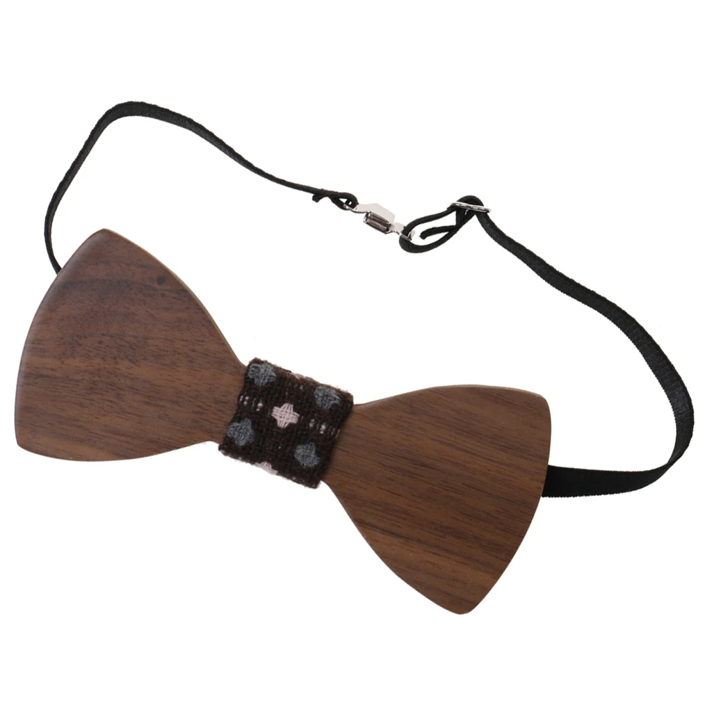 

Men's Groom Wedding Party Wooden Bow Tie Tuxedo Necktie Fashion Accessory Choose styles