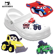 

1Pcs Anime Cartoon Car Shoe Charms Accessories Backpack Sandals Decorations Croc Jibz Popular Slippers Ornaments Kids Party Gift