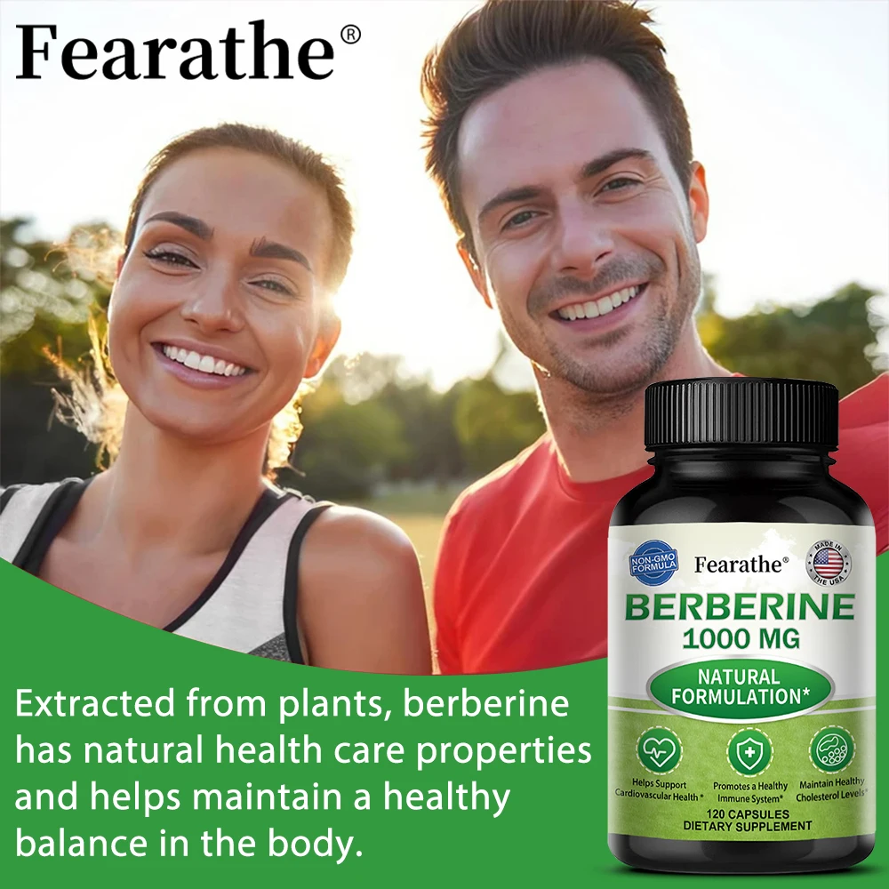 Packaging and label of Berberine HCl supplement