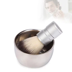 Mens Shaving set Beard Brush Shaving Brush Men Shaving Bowl Shaving Razor Beard Bristle Shave Brush Stand Manual Stirring Bowl