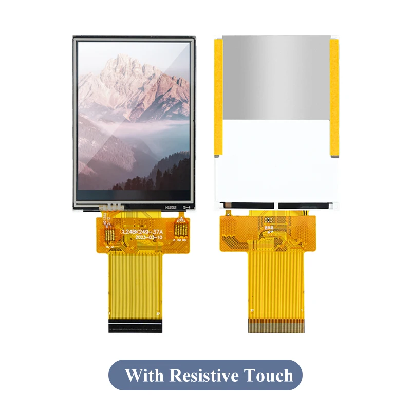2.4 inch TFT display IPS touch screen MCU parallel port I8080 8/16bit tn ILI9341 esp32 display 37Pin connector Plug-in
