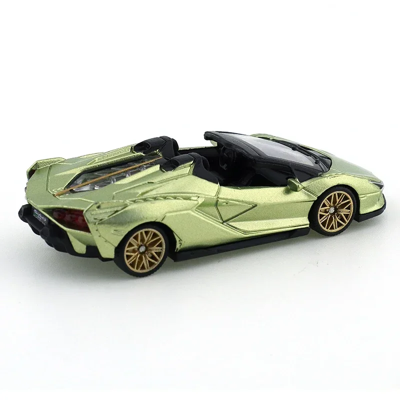 TSC 1/64 Lamborghini Lightning Convertible Edition Car Alloy Motor Vehicle Diecast Metal Model Kids Xmas Gift Toys for Boys 6