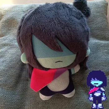 Peluche del Personaggio Kris del Gioco Deltarune, Bambola di Cotone, Giocattolo Morbido Unisex, Accessorio Cartoon