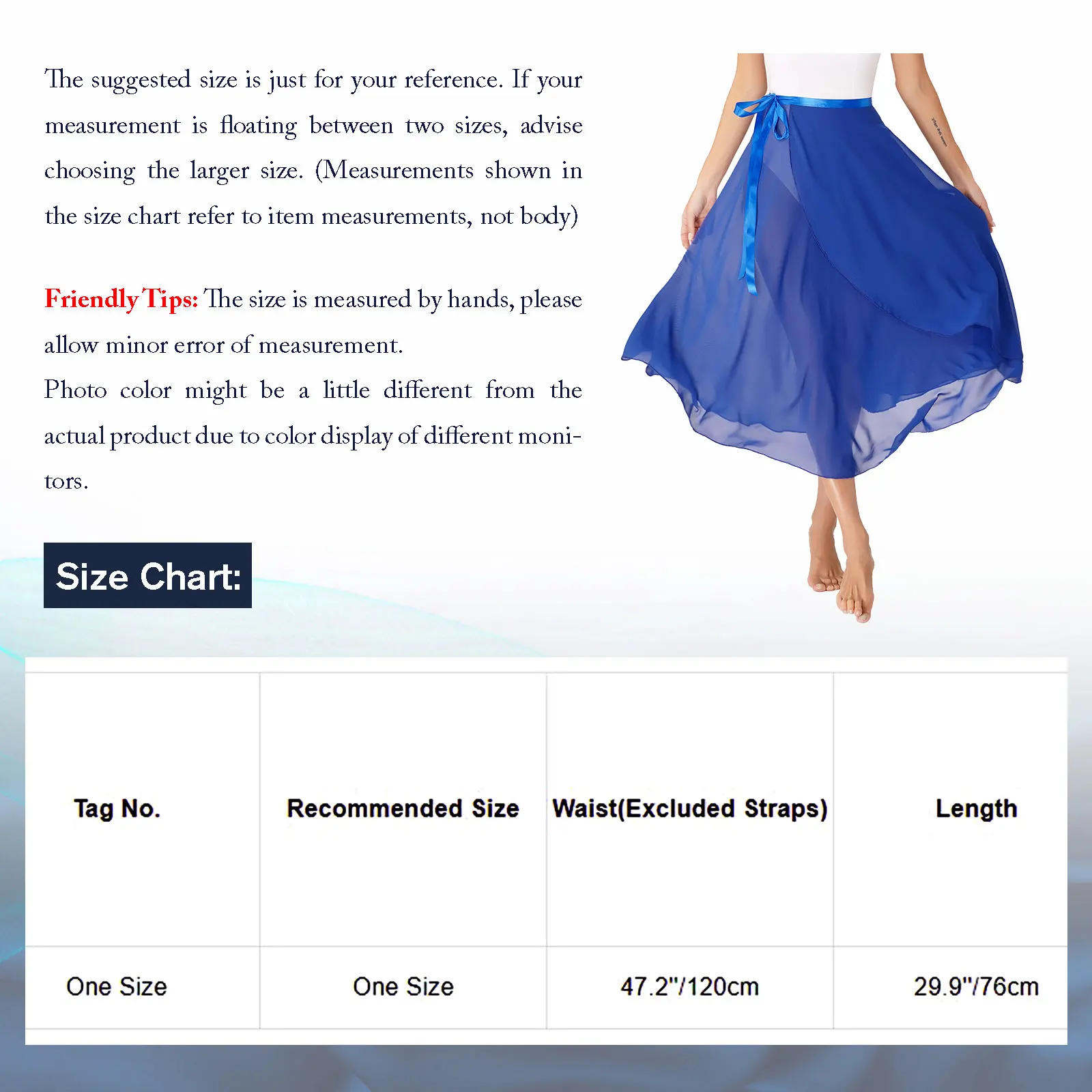 Womens Gymnastics Ballet Skirts Lace-Up Flowy Skirt Ballet Modern Dance Training Costume High Waist Classical Dance Midi Skirts