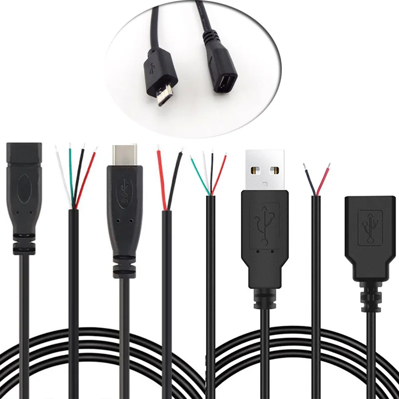 

Адаптер-удлинитель для шнура типа А типа C Micro USB, 2pin, 4pin