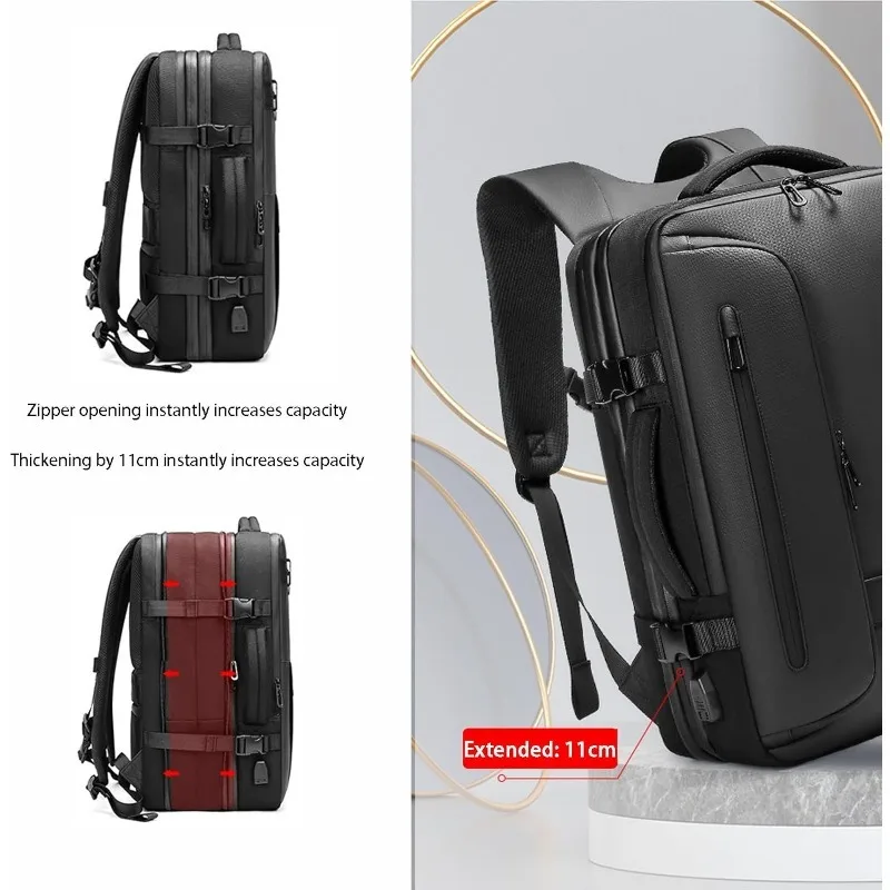 Multifunctional Air Bag Backpack for Men Large Capacity Vacuum Storage Business Travel Bag Oxford Cloth Waterproof Backpack 5