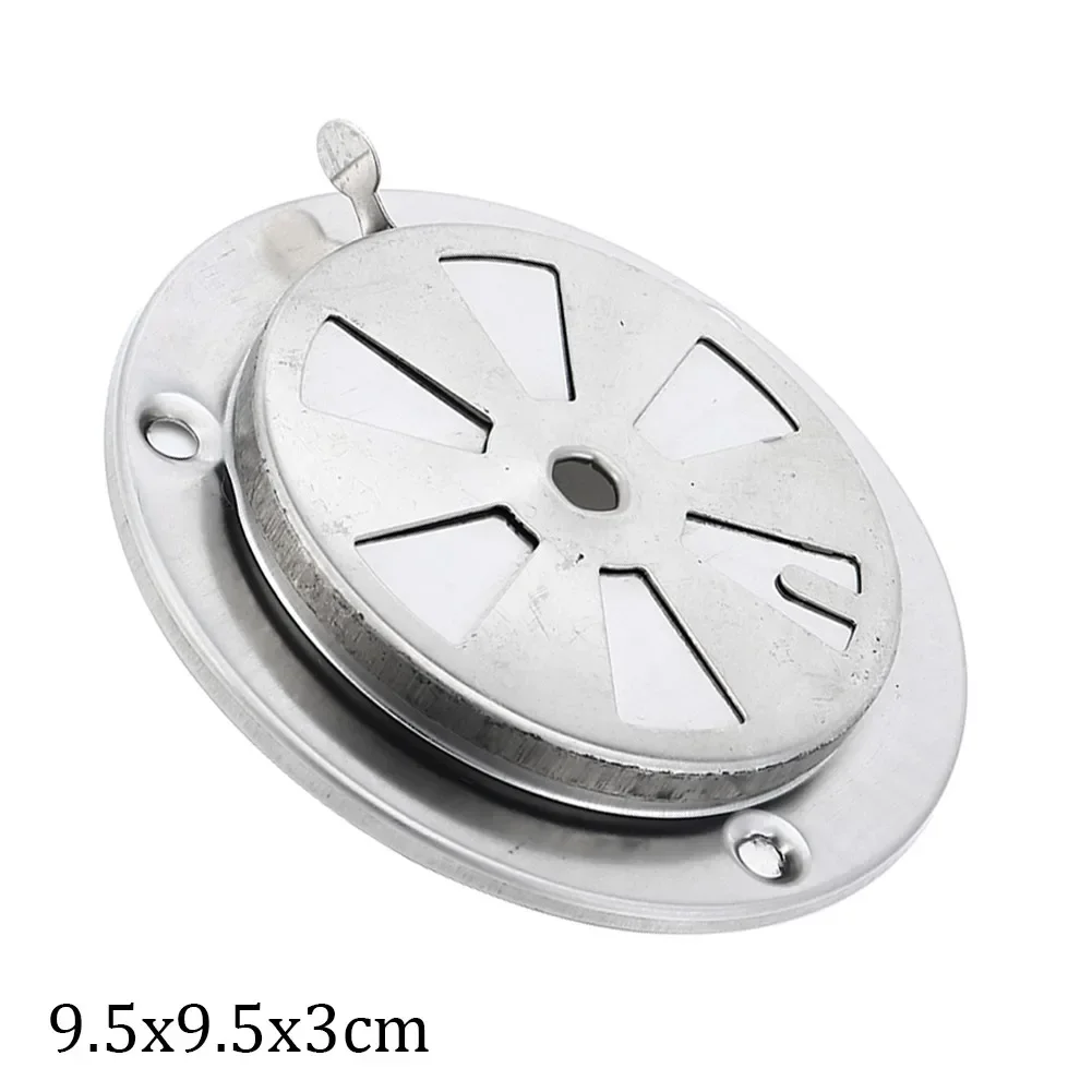 1pc Adjustable Vent Grill Round Duct Ventilation Grill Cover BBQ Smoker Exhaust Vent Stove Accessories Air Vent Grille Ventilation Grille Air Vent Cover Ducting Ventilation Cover