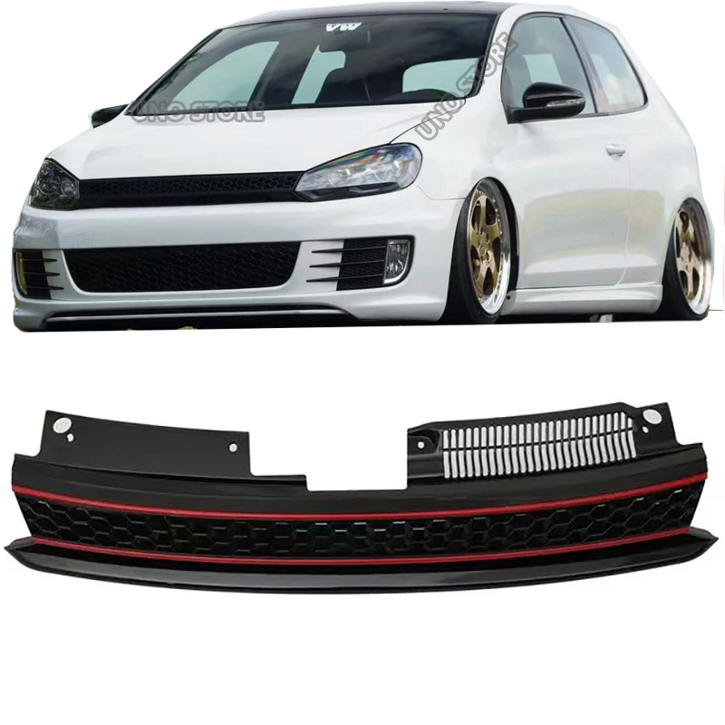 

Modified Non-standard Mesh Honeycomb Grille for Volkswagen Mk6 Golf 6 Gti Badgeless Hex Mesh Grille Fit VW Jetta Sportwagen