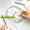 Easter Coloring Book Cartoon Rabbit for Adults Teens Featuring Adorable Creatures in Cozy Hygge Moments for Relaxation Gift ﻿ 5