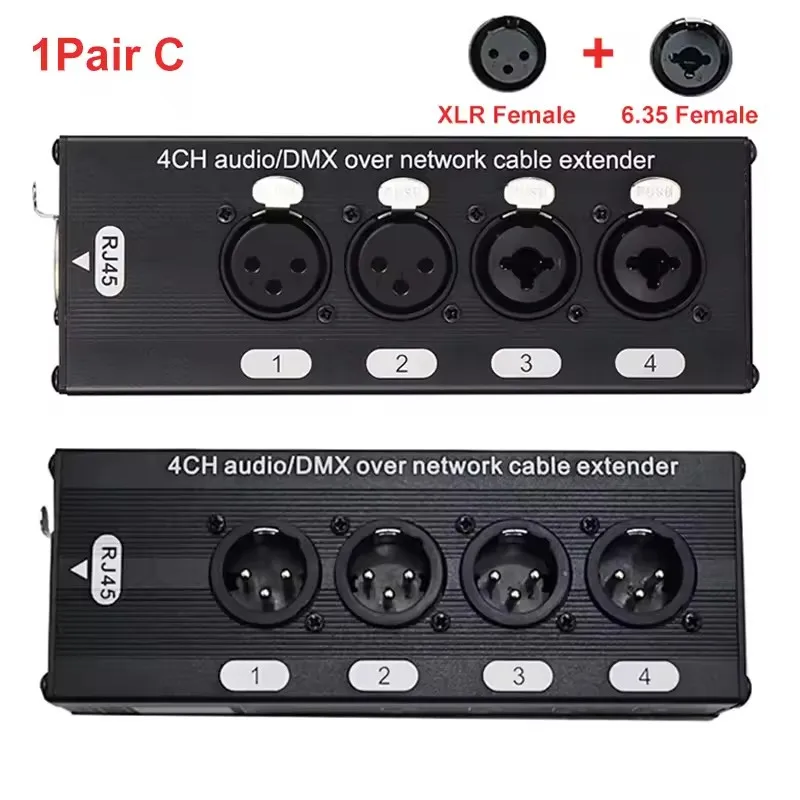Enhanced Title: Multi-Channel Audio & DMX Signal Extender for Live Stage and Studio Use