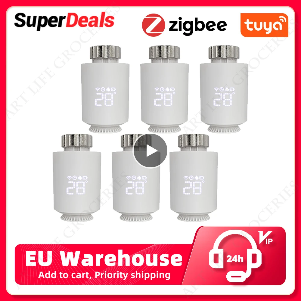 6-Pcs-Tuya-ZigBee-Radiator-Actuator-Thermostat-Smart-TRV-Thermostatic ...