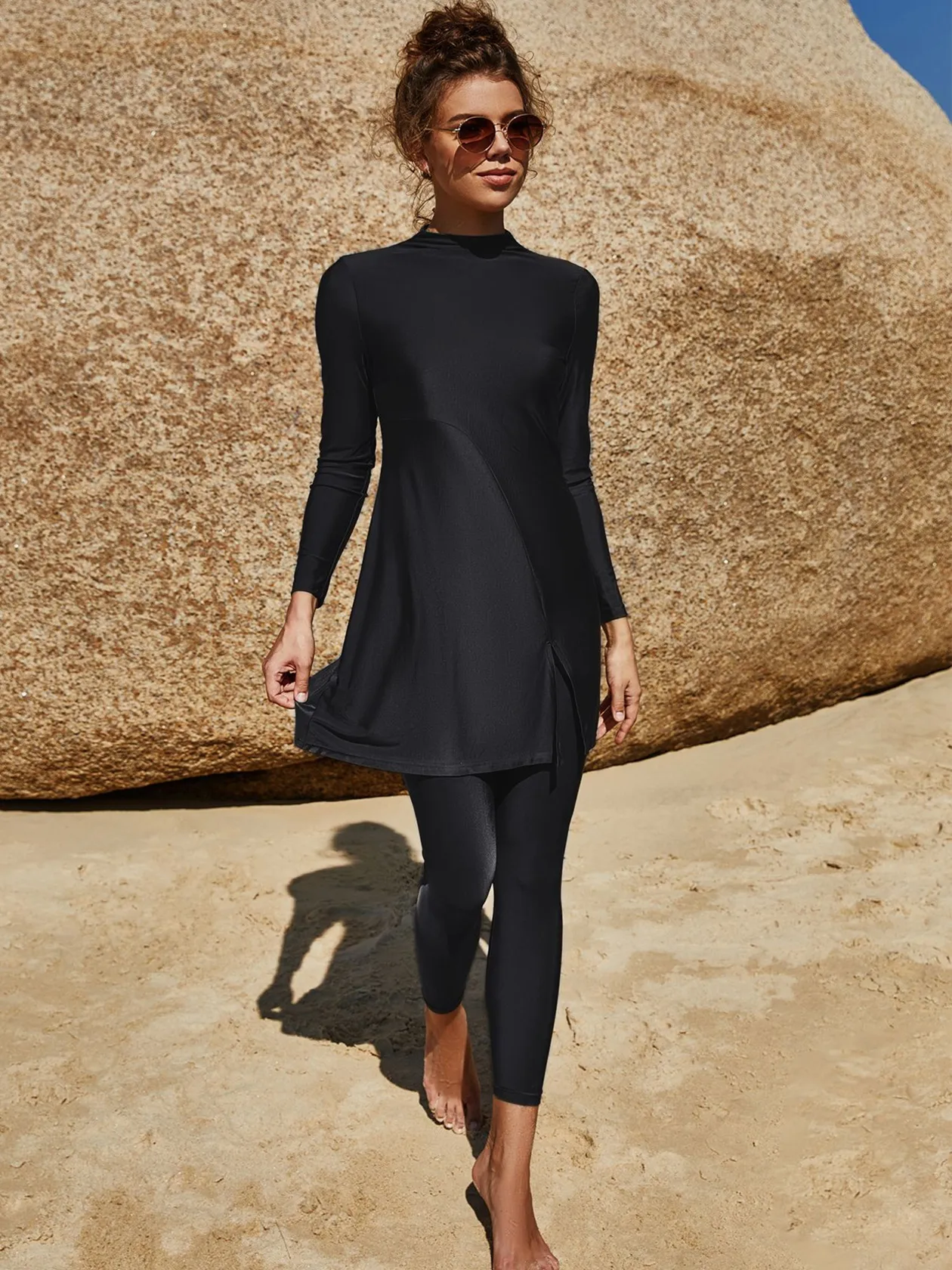 Burkini Muslim Swimwear women swimwear muslim swimwear Women Modest Full Swimsuit Long Sleeve Swimming Suit Islamic Clothing Abaya Long Dress Beachwear