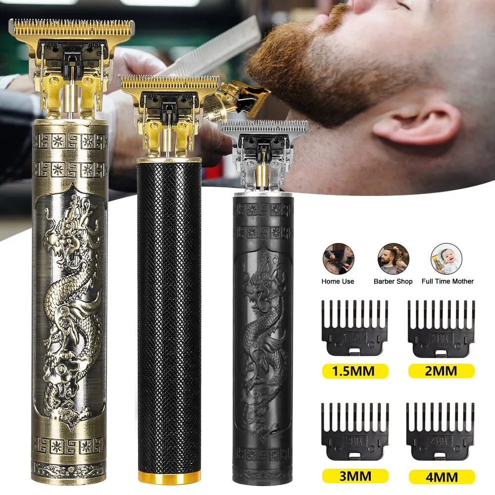  T9 USB Electric Hair Clipper For Men Hair Cutting Machine Rechargeable Man Shaver Trimmer Barber Technical Beard Trimmer 