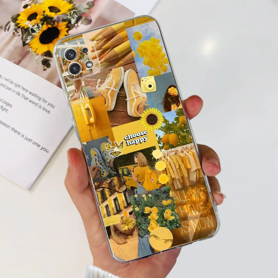 Stylish Transparent TPU Soft Silicone Phone Case