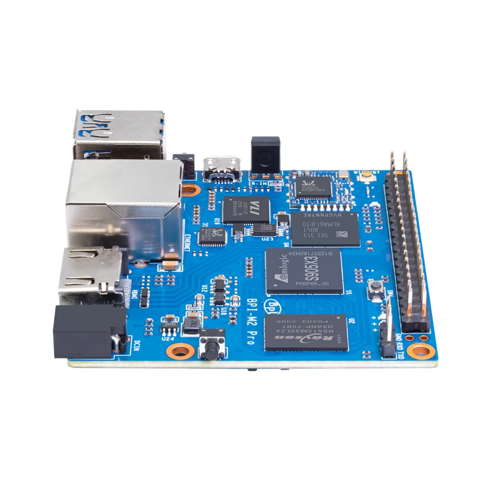 Banana pi Bpi-m2 Pro com Caixa de Metal Poder Amlogic S905x3 Quad Core 2g Lpddr4 16g Emmc Hdmi 2.1 Wifi bt 4.2 Onboard Single Board - Imagem 4