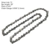 Premium 18" Chainsaw Chain with 72 Drive Links - Ideal for Garden Tools 1