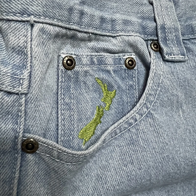 High Street ADWYSD Straight Jeans Sun Roll Street Trend Men Women Casual Always Do What You Should Do Straight Leg Jeans