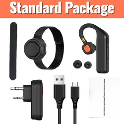 Baofeng Wireless Bluetooth PTT Headset Earpiece - Hands - Free Communication Solution (Upgraded version)