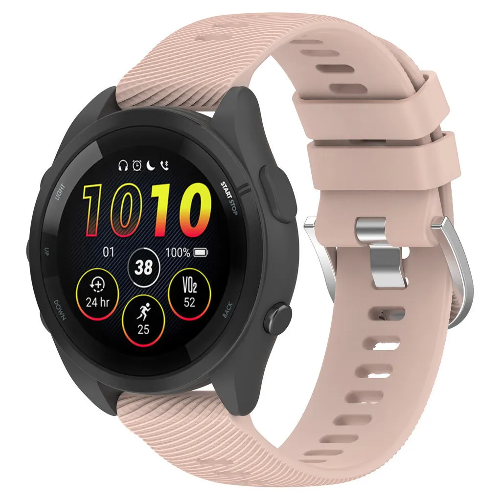 Breathable Silicone Sports Watch Strap - 20mm