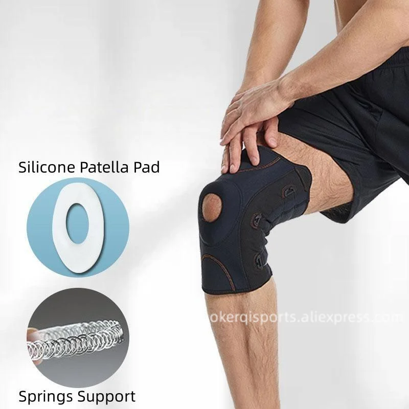 1PCS BOA Adjustable Knee Pads Knee Support Brace Fitness Protector Work Gear Pressurized Elastic Relief Joint Pain Kneepad