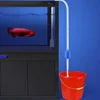 NEW 1.4m Pipe Aquarium Siphon Fish Tank Syphon Vacuum Cleaner Pump Semi-automatic Water Change Filter Pump Cleaning Accessories