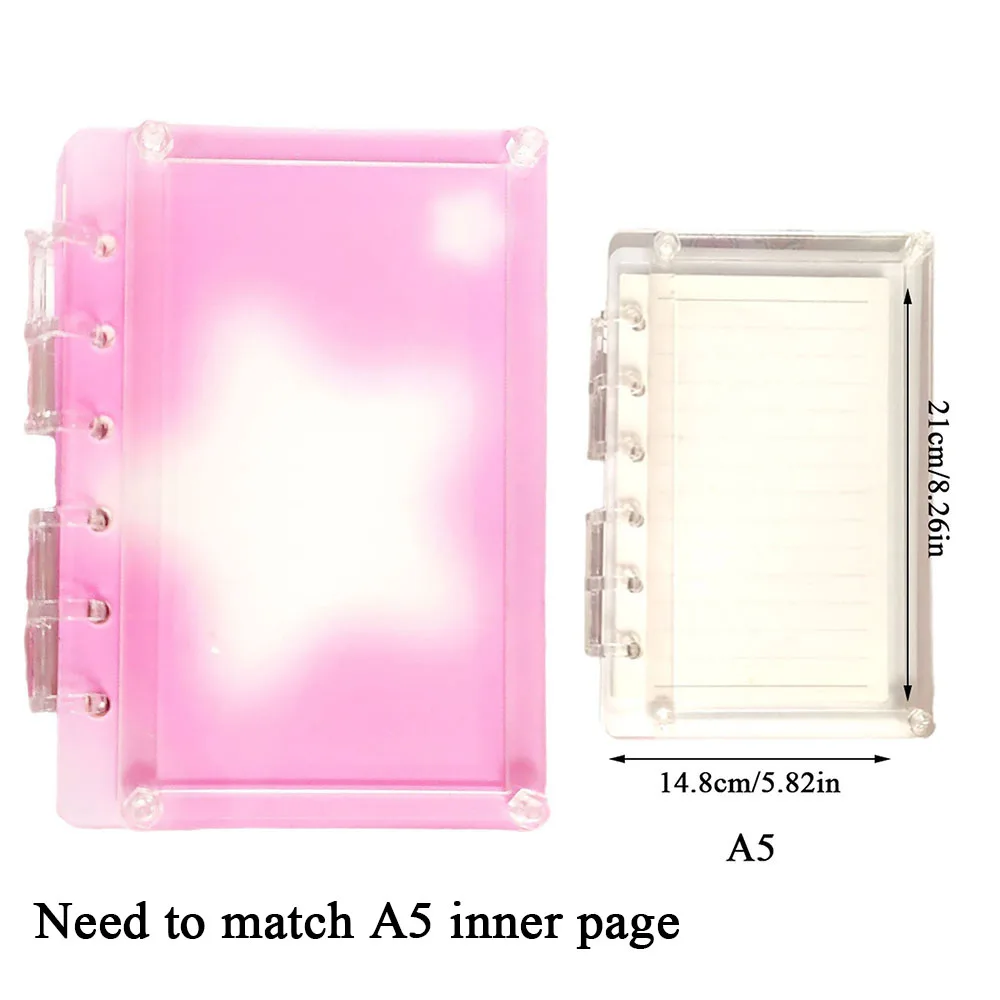 

A5 крышки ноутбуков Ручной Чехол-книжка для скрапбукинга, защитный чехол-книжка, чехол для блокнота с листьями, акриловые товары для студентов, «сделай сам»